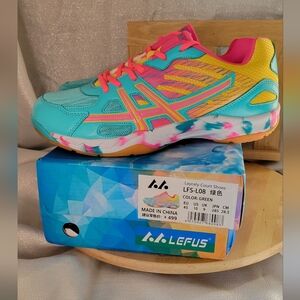 NIB LEFUS Laycely Court Tennis Shoes  Volleyball Sneaker Lightweight Breathable